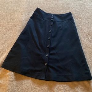Banana Republic midi wool skirt